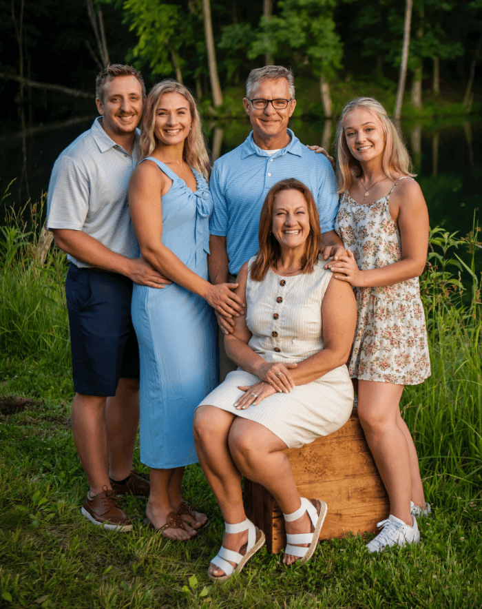 Republican Jeff Raatz and family